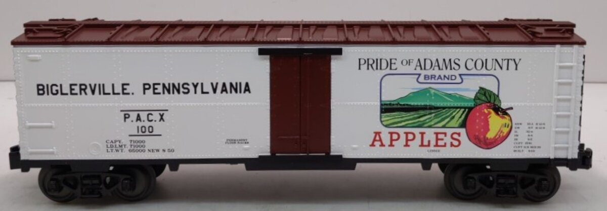 MTH 30-78118 O Adam's County Apples Reefer Car
