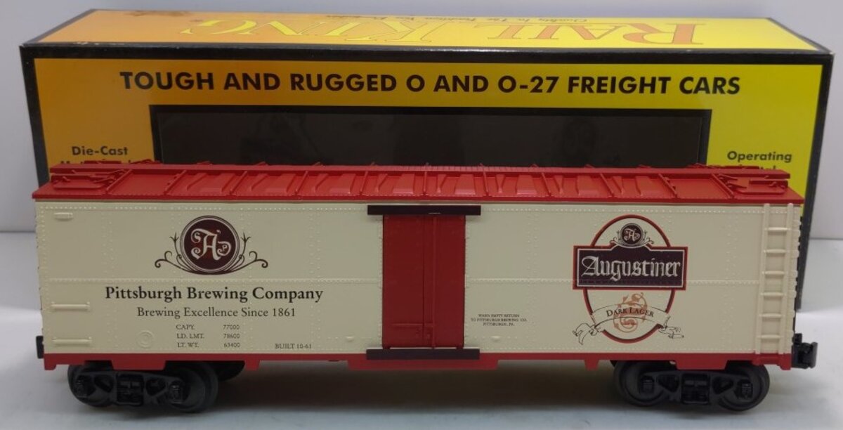 MTH 30-78121 Augustiner Dark Lager Modern Reefer Car
