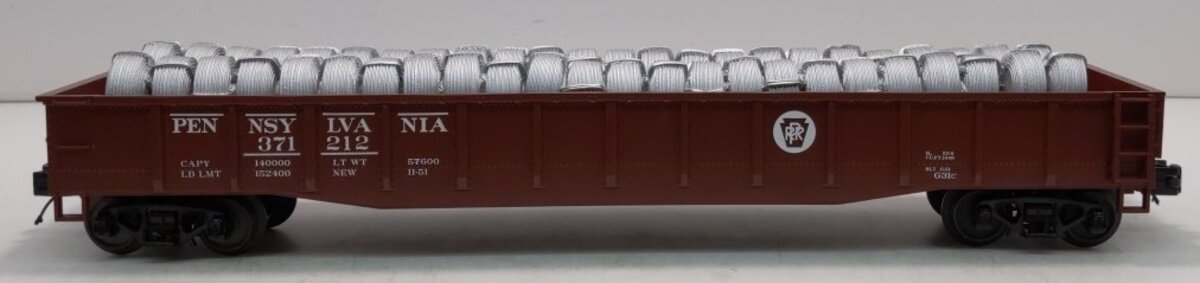 MTH 20-98814 O Gauge Pennsylvania Gondola w/Coiled Wire Load #371212