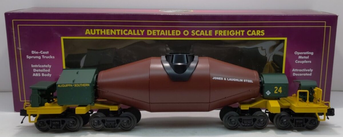 MTH 20-98786 HOT METAL CAR W/FLICKERING MOL ALIQUIPPA & SOUTHERN