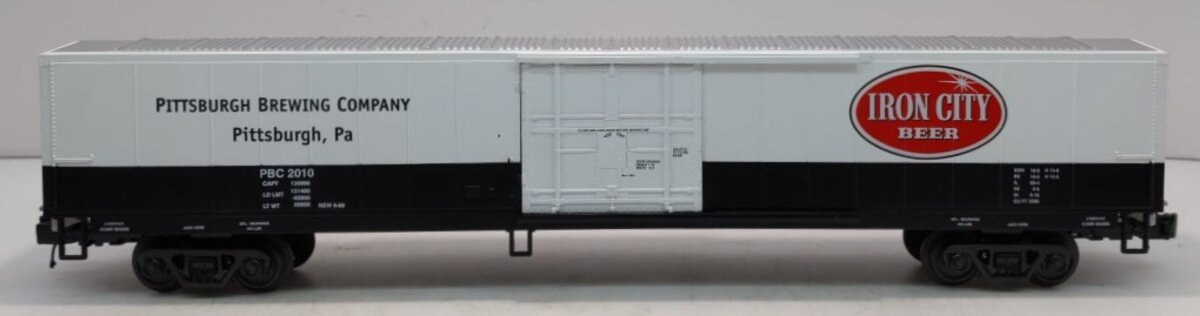 MTH 20-94224 O Gauge Pittsburgh Brewing Co. 60' Reefer Car #2010