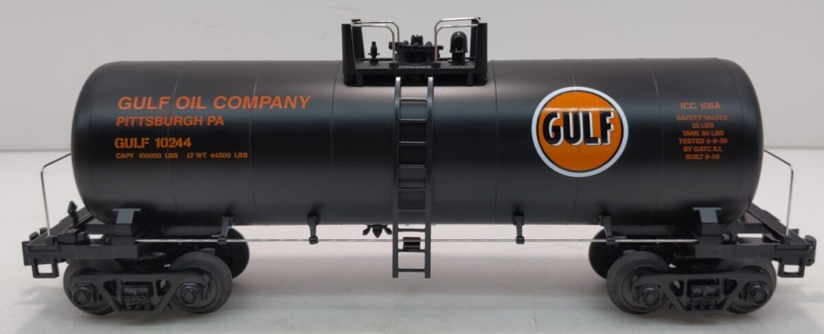 MTH 30-73391 O Gulf Modern Tank Car #10244