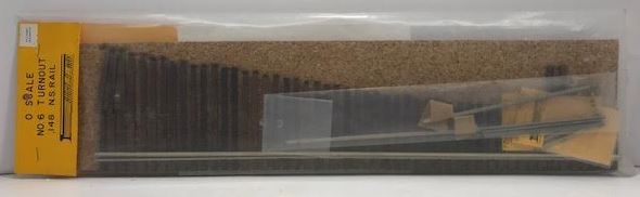 Right-of-Way 148 O 2-Rail No. 6 Right Hand Turnout/Switch Kit