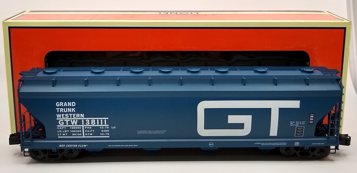 Lionel 6-27082 Grand trunk 4-Bay Covered Hopper