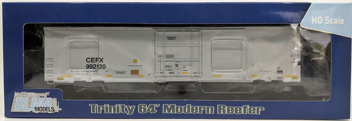 BLMA Models 52902 HO Scale CEFX Trinity 64' Modern Refrigerator Car #992120