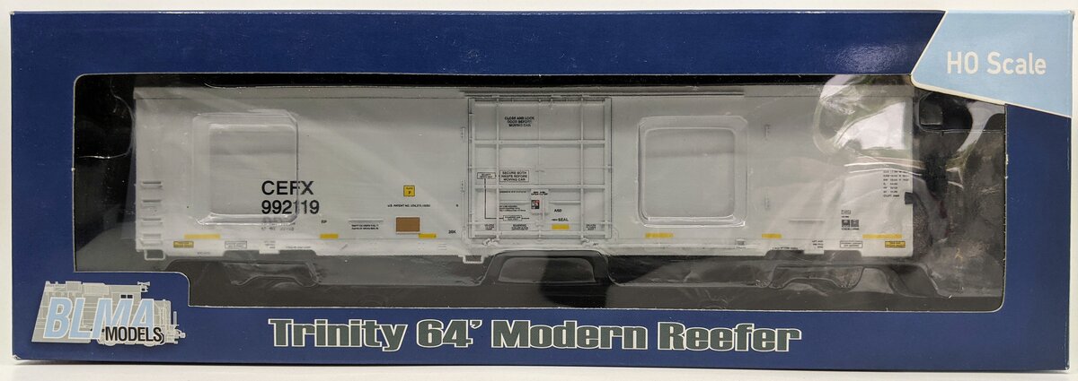 BLMA Models 52901 HO Scale CEFX Trinity 64' Modern Refrigerator Car #992119