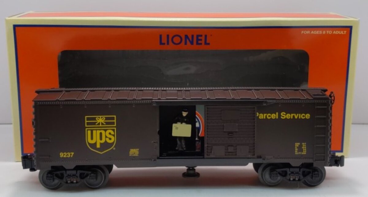 Lionel 6-26827 O Gauge UPS Archive Operating Boxcar #9237