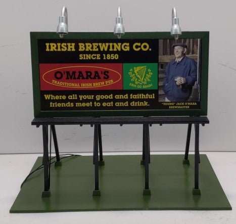 MTH 30-90360 O'Mara's Irish Brewing Co. Lighted Billboard