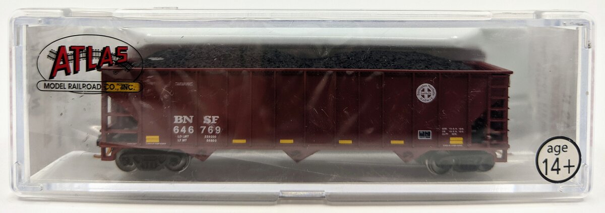 Atlas 50000314 N Scale BNSF 90 Ton Hopper #646769