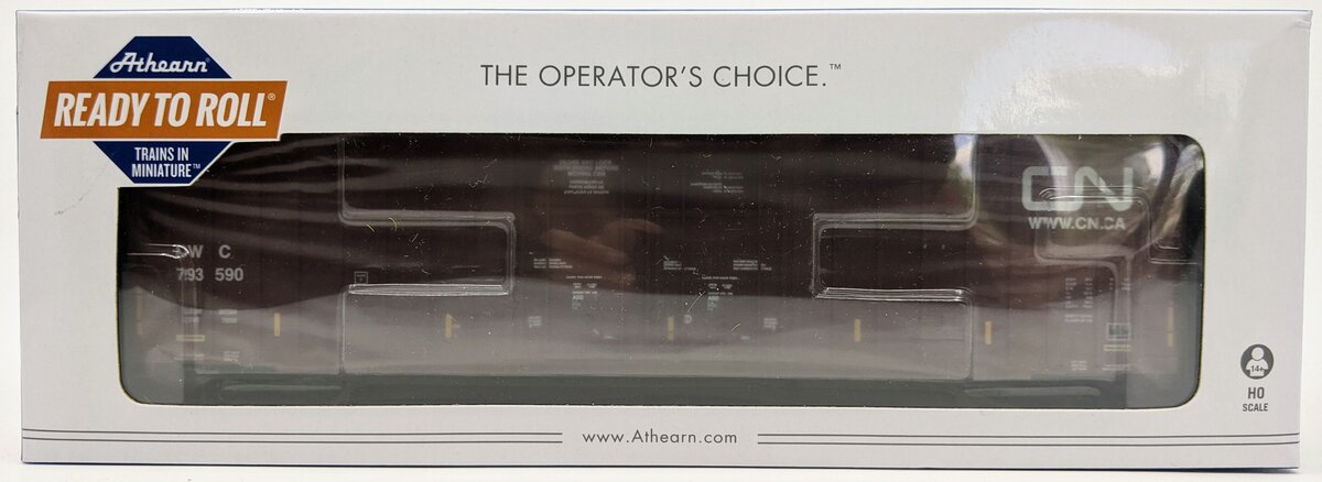 Athearn 75080 HO Scale CN/DWC 60' Gunderson Double Door Boxcar #793590