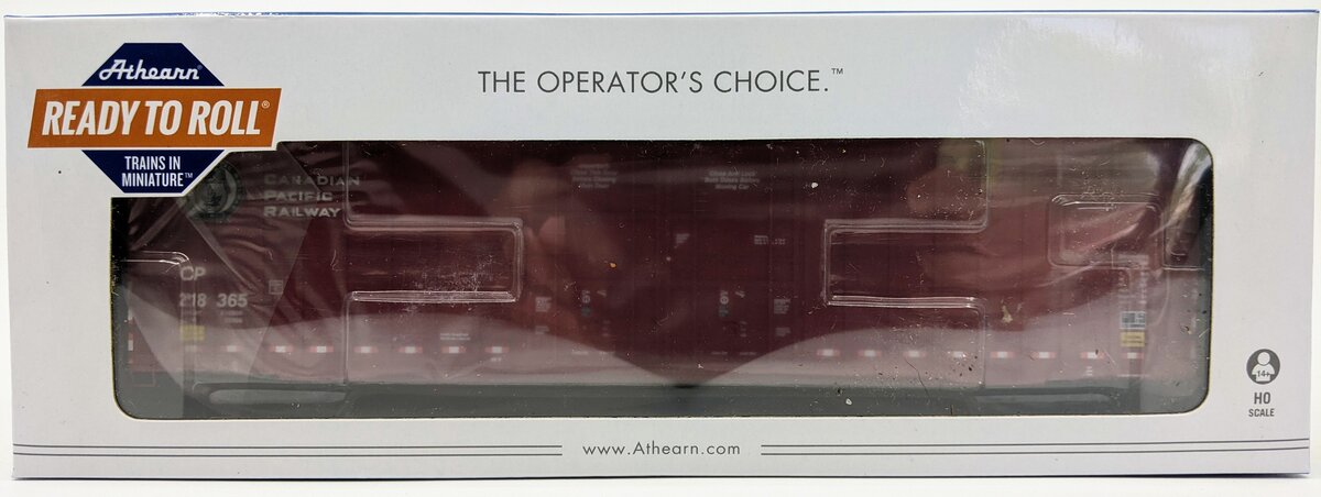 Athearn 75083 HO Scale Canadian Pacific 60' Gunderson Double Door Boxcar #218365