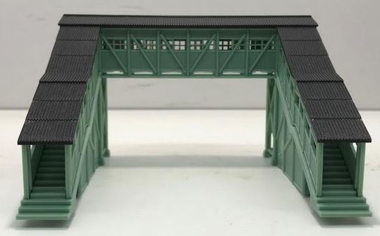 Tomix 4004 N Scale Wooden Overbridge Assembled
