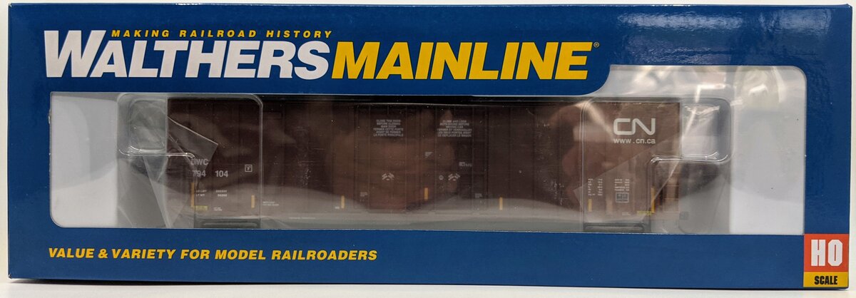 Walthers 910-2925 HO Scale Canadian National 60' High Cube Boxcar #794104