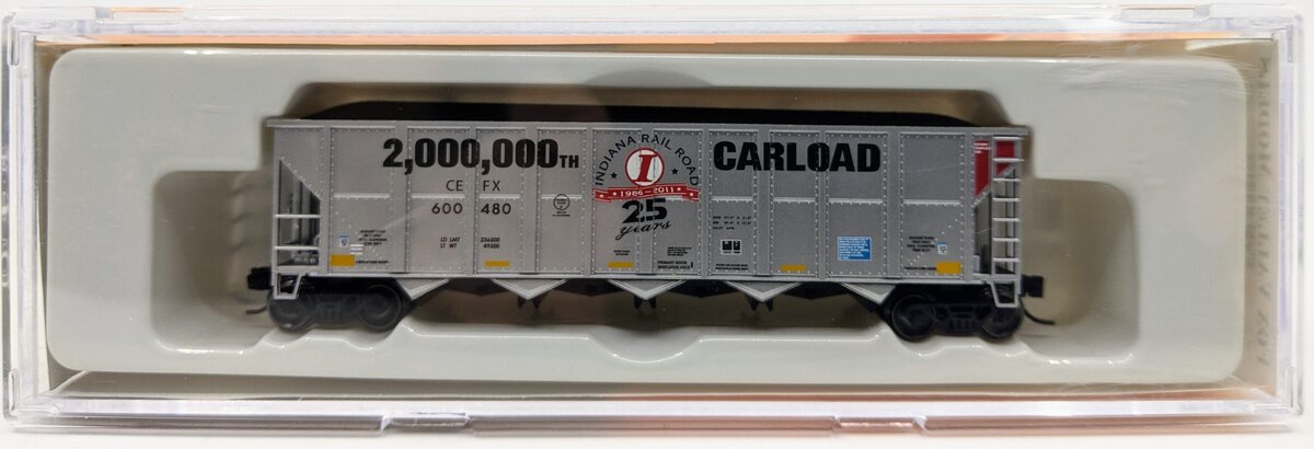 Fox Valley Models 83193 N Scale CEFX RD-4 5-Bay Hopper #600480