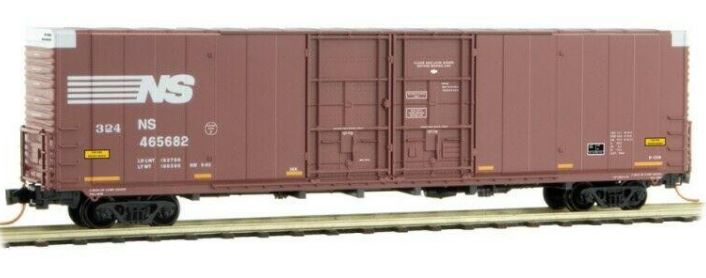 Micro-Trains 10200071 N NS 60' Excess Height Double Plug Door Boxcar #465682