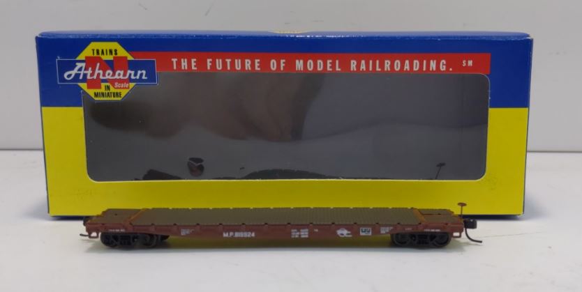 Athearn 10845 N Scale Missouri Pacific 53' Flatcar #819924