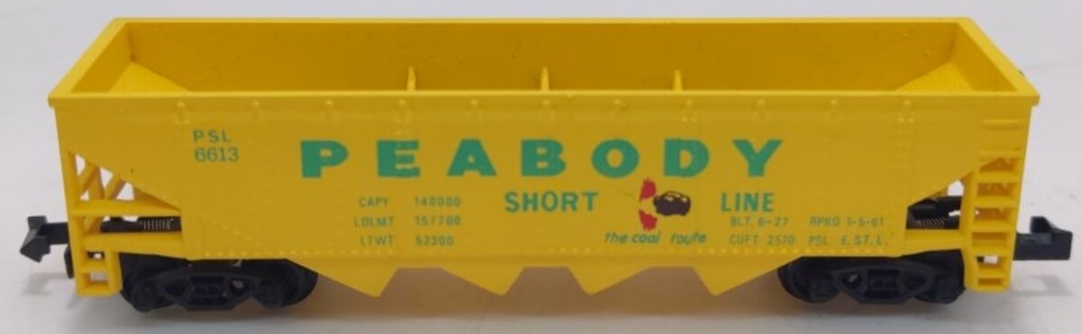 Model Power 3220 N Scale Peabody Hopper #6613