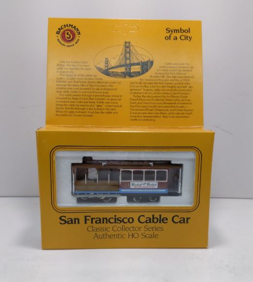 Bachmann 41-0605-G1 HO San Francisco Powered Cable Car