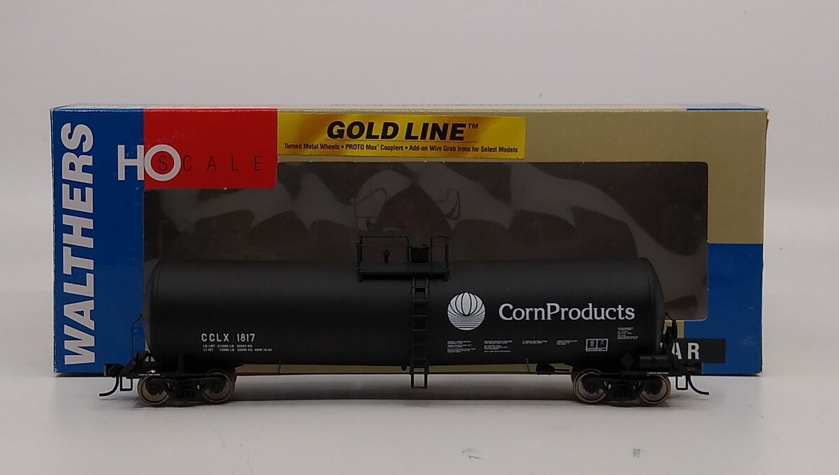 Walthers 932-7267 HO Scale Corn Products UTLX Funnel Flow Tank Car #1817