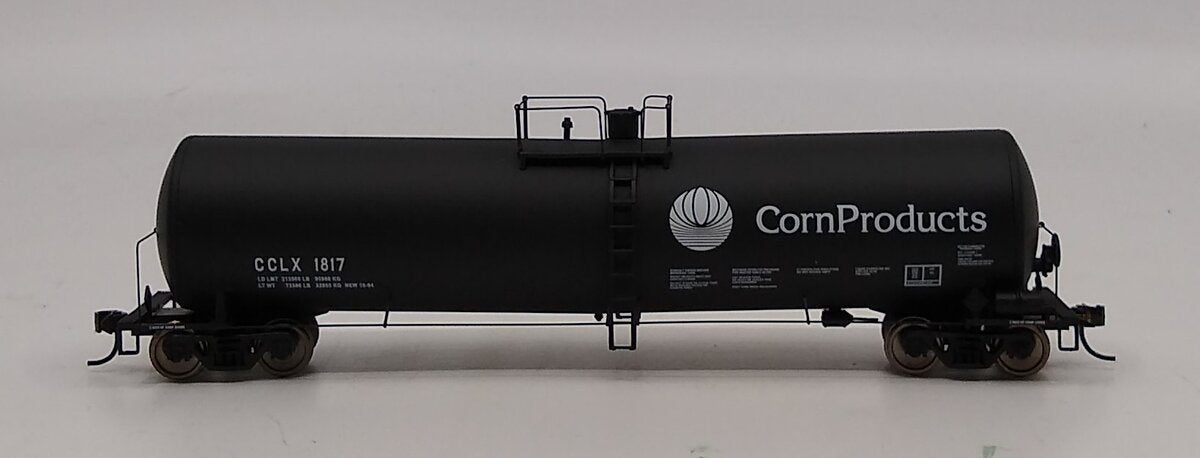 Walthers 932-7267 HO Scale Corn Products UTLX Funnel Flow Tank Car #1817