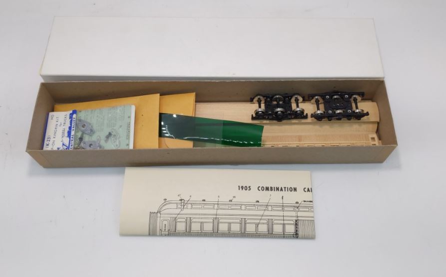 LaBelle Woodworking Co. HO-2 HO1905 Closed Vestibule Combine Car Wood Kit