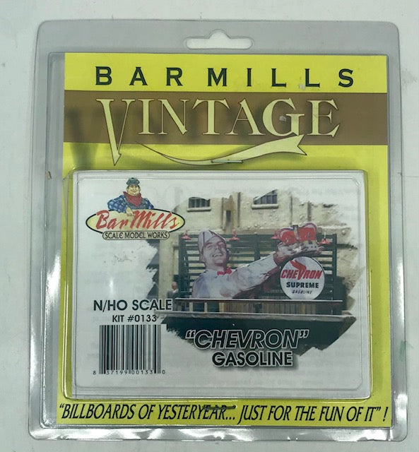 Bar Mills 0133 N/HO Scle Chevron Gasoline Kit