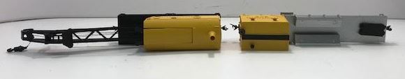 Bachmann 16114 HO Scale Pennsylvania 250-Ton Steam Crane & Boom Tender #3158