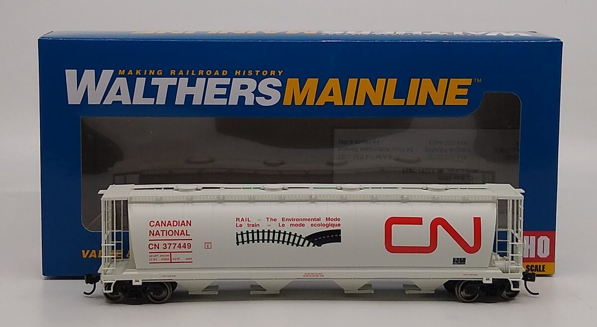 Walthers 910-7330 HO Canadian National 59' Cylindrical Hopper #377449