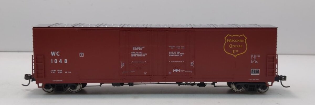 Atlas 1766-2 HO Wisconsin Central Evans Double Plug Door Box Car # 1048
