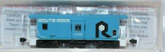 Athearn 23239 N Rock Island Bay Window Caboose Blue #17081