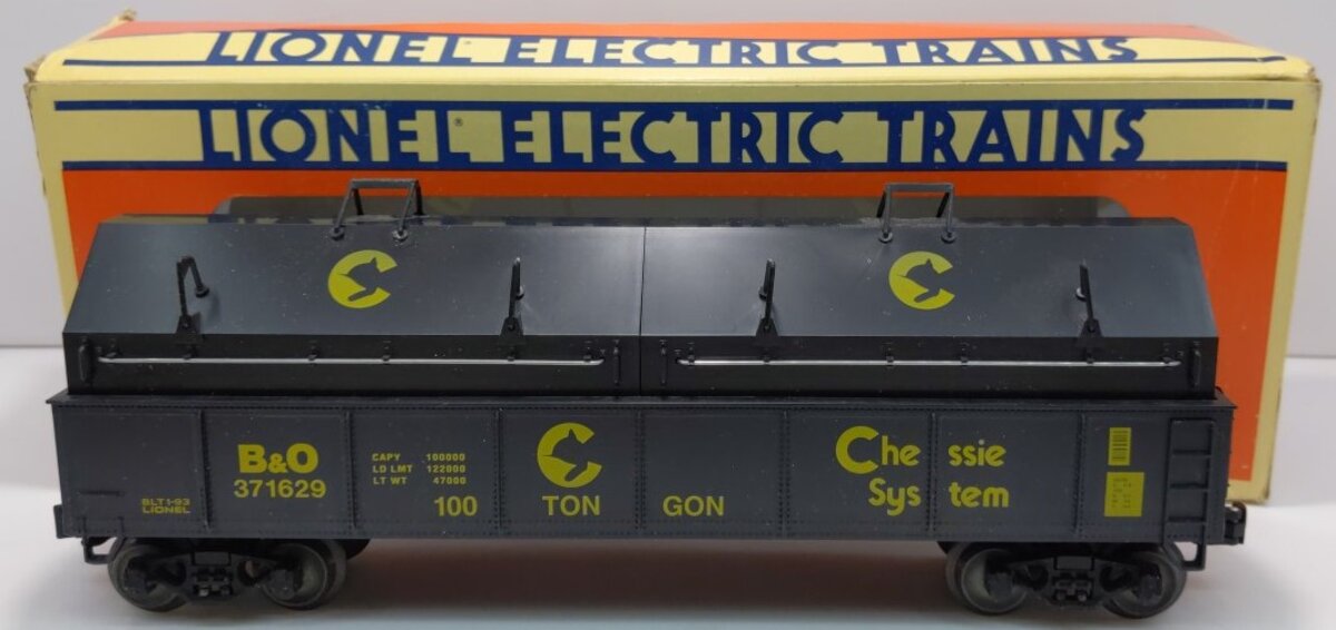 Lionel 6-17403 O Gauge Chessie System Gondola with Coil Covers #371629