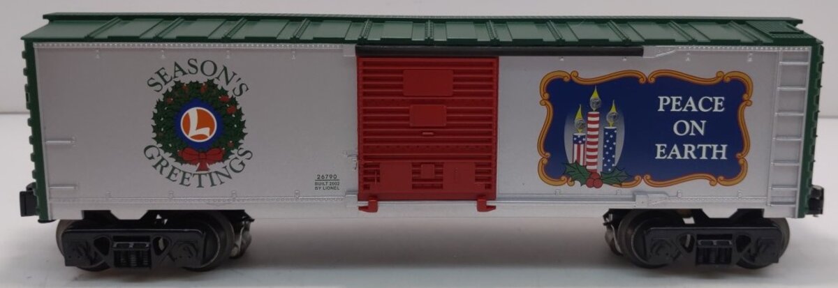 Lionel 6-26790 O Gauge Lighted Christmas Boxcar