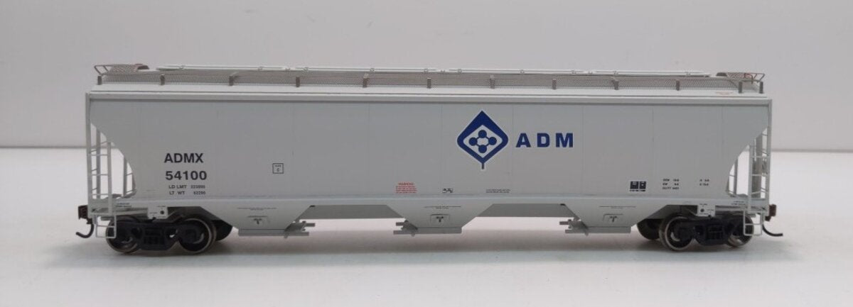 Athearn 89488 HO Scale ADM Trinity 3-Bay Covered Hopper #54100
