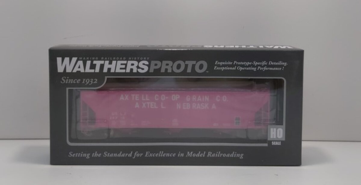 Walthers 920-106114 HO Axtell Co-op 55' Evans 4780 Cvrd Hop USLX #26216 (pink)