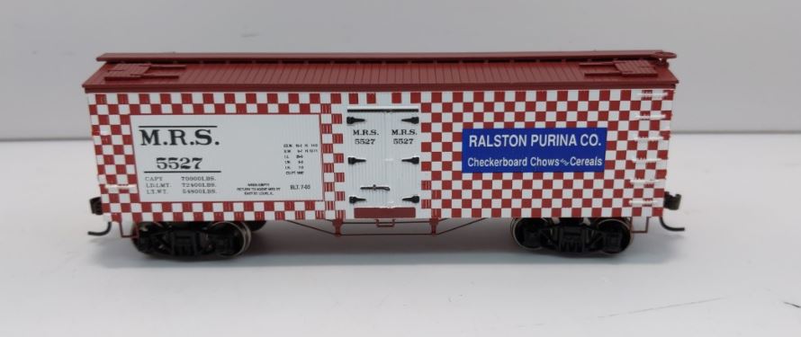 Roundhouse 85476 HO Ralston Purina RTR 36' Wood Reefer #5527