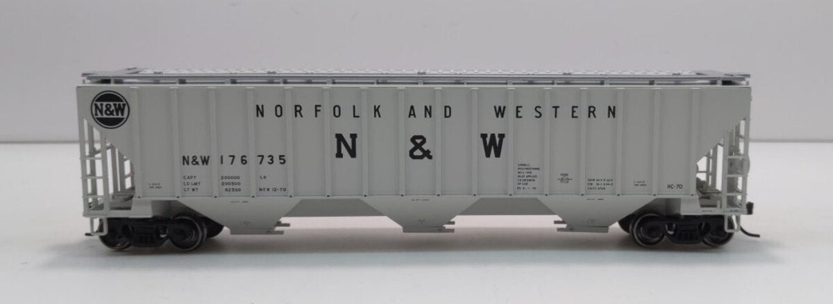 Atlas 20003938 HO Norfolk & Western Thrall 4750 Covered Hopper Car #176735