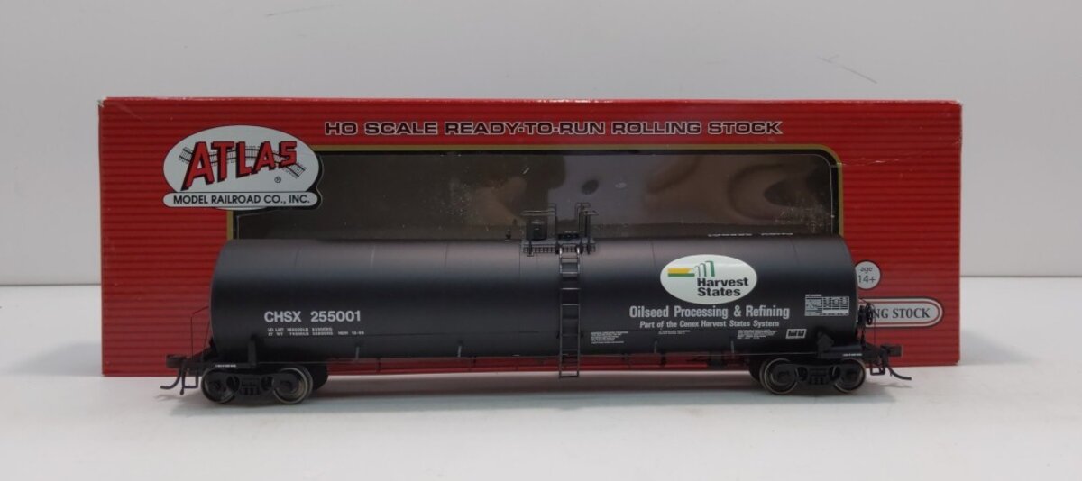 Atlas 20002781 HO Harvest States (CHSX) Trinity 25,000 Gallon Tank Car #255001
