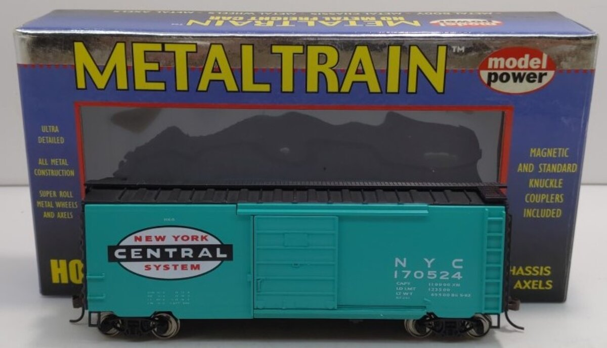 Model Power 2172 NYC 40' Metal Box Car
