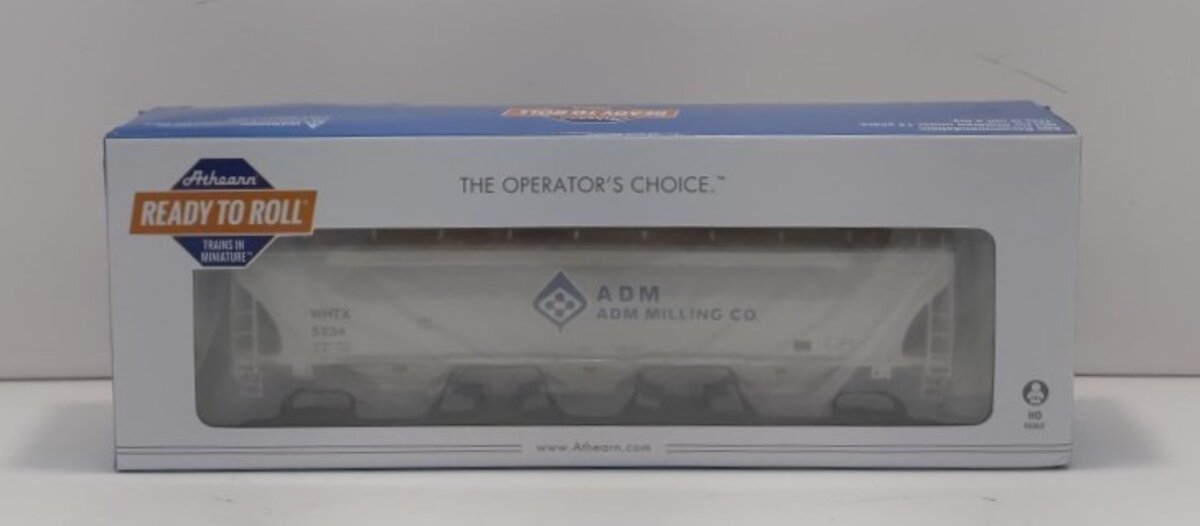 Athearn 89609 HO ADM Trinity 3-Bay Covered Hopper #5234