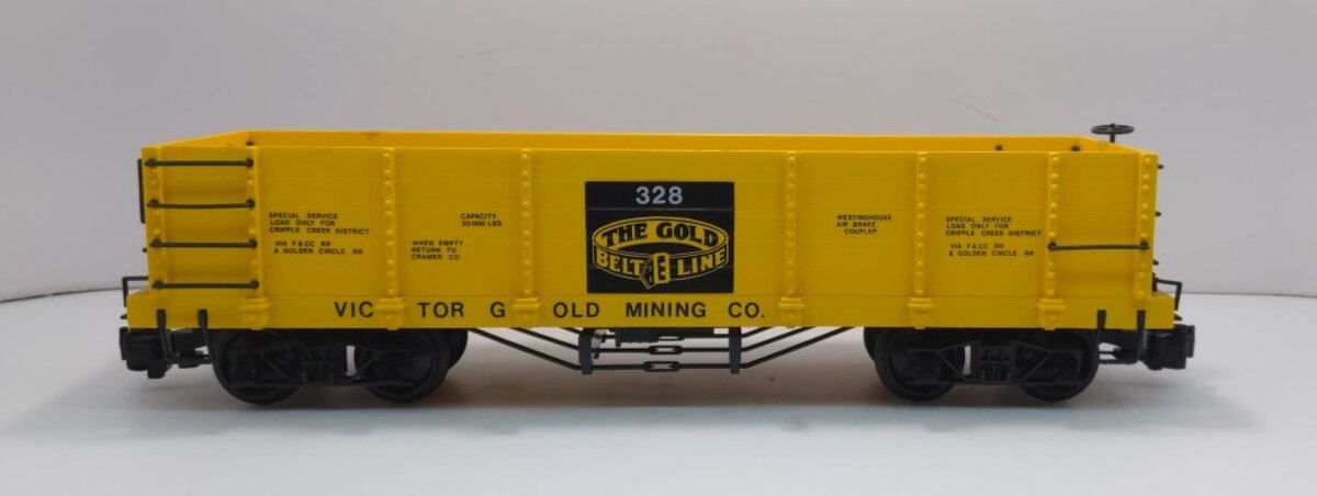 Bachmann 93747 G Scale Victor Gold Mining Gondola #328