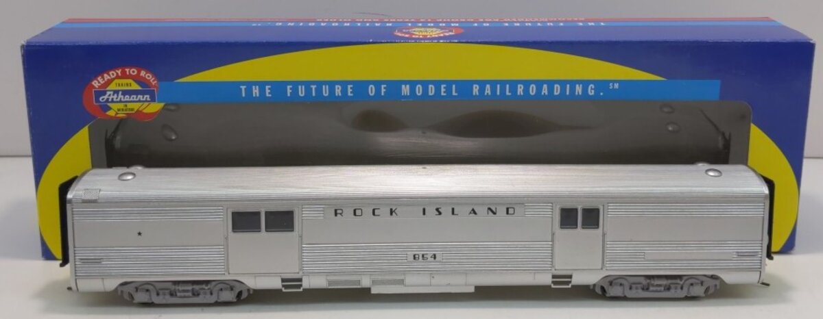 Athearn 7920 HO Rock Island Streamlined Baggage Car #854