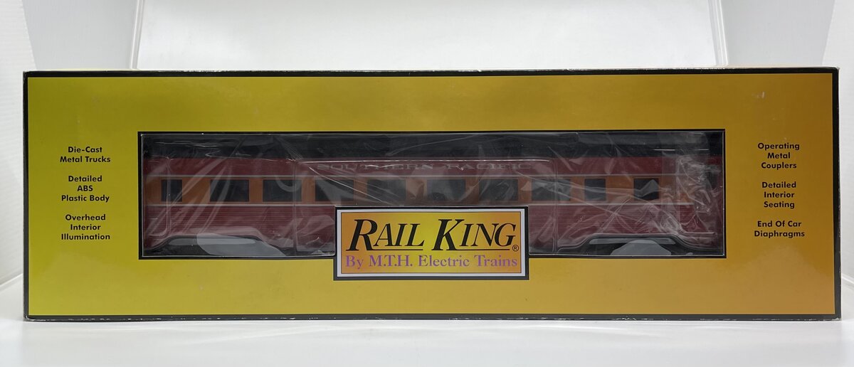 MTH 30-67761 O Gauge Southern Pacific RailKing 60' Streamlined Coach Car #2485