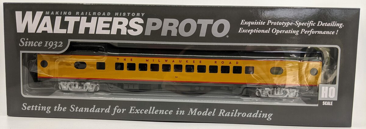 Walthers 920-9151 HO Scale The Milwaukee Road 85' 52 Seat Coach Passenger Car