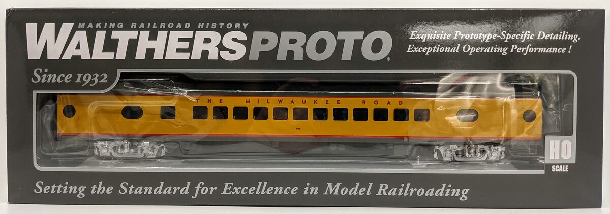 Walthers 920-9142 HO Scale The Milwaukee Road 85' 52 Seat Coach Passenger Car