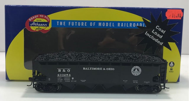 Athearn 72711 HO RTR 40' 4-Bay Offset Hopper, B&O #433254