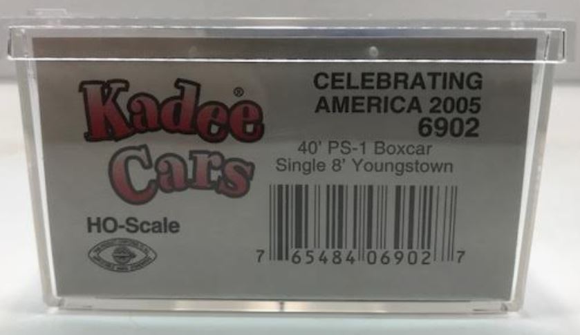 Kadee 6902 HO Scale 2005 Celebrating America 40' PS-1 Boxcar #002