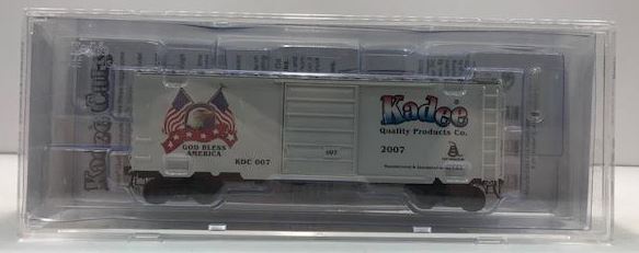 Kadee 6907 HO Scale 2007 God Bless America 40' PS-1 Boxcar #007