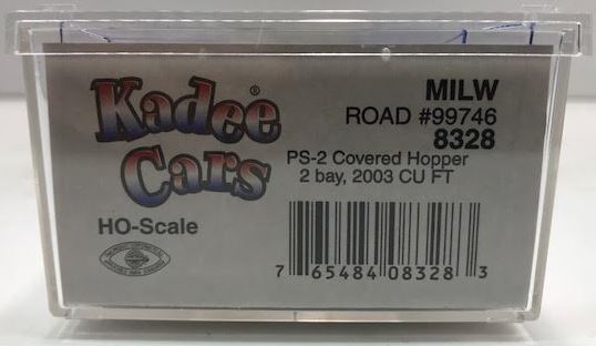 Kadee 8328 HO Scale Milwaukee Road PS-2 Covered Hopper Car #99746