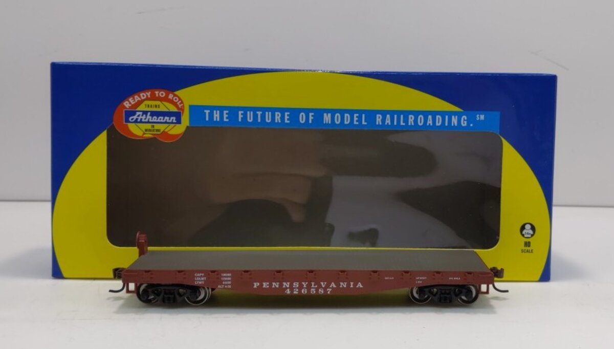 Athearn 96344 HO RTR 40' Flat, PRR #426587