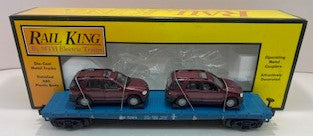 MTH 30-76352 Boston & Maine Flat Car with 2 M-Class Mercedes